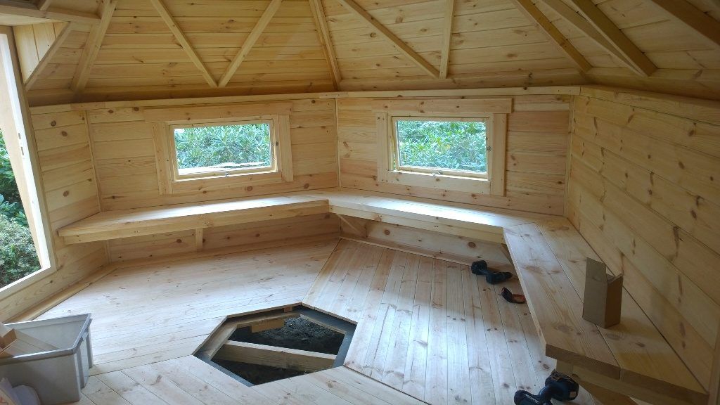 Grillkota 9,2 m² mit 1,8 m Anbau
