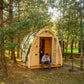 Sauna Pod 2,4 m x 3,5 m – Fichte