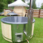 Wellness Hot Tub mit rundem Außenofen