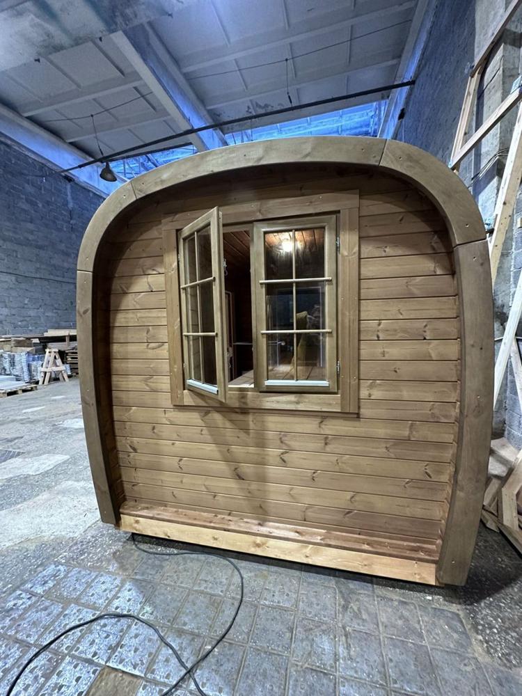 Sauna-Bus 2,3 m x 4,8 m – Thermoholz