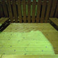 Hot Tub Ø 1,5 m Thermoholz mit Innenofen