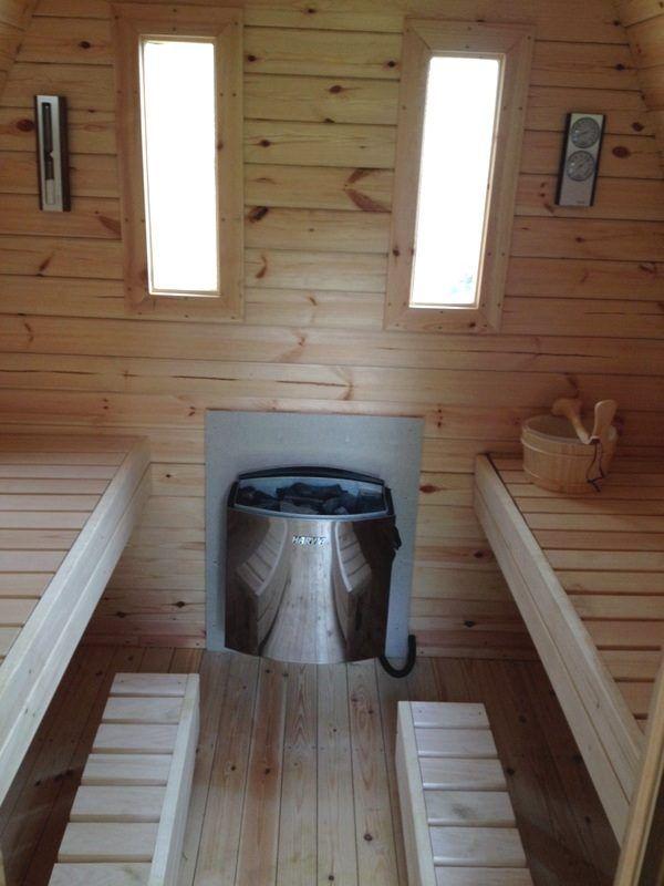 Sauna Pod 2,4 m x 4,8 m – Fichte