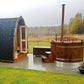 Sauna Pod 2,4 m x 5,9 m – Thermoholz