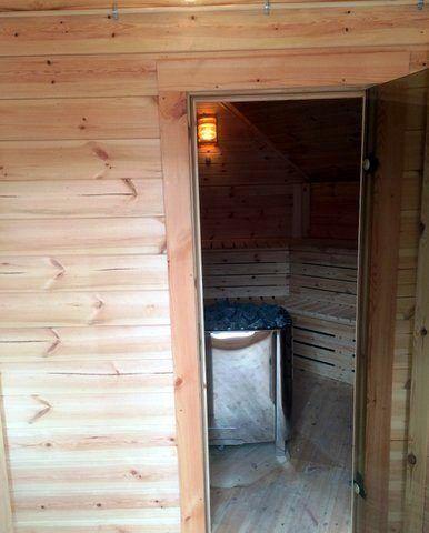 Grillkota 16,5 m² mit Sauna in 2,5 m Anbau