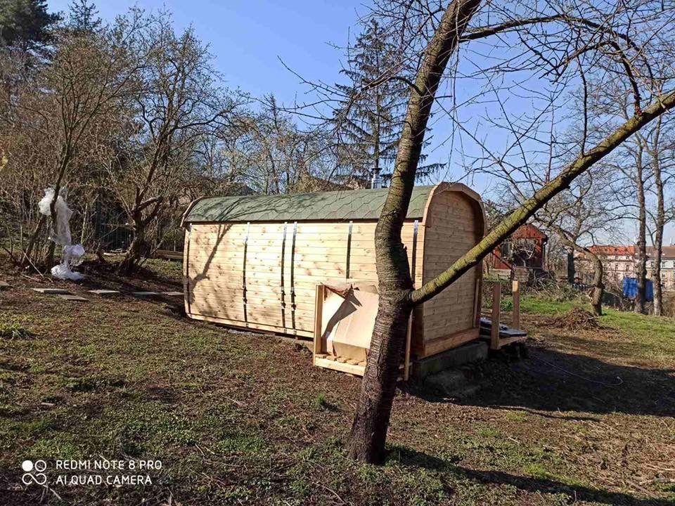 Sauna-Bus 2,3 m x 3,0 m – Fichte