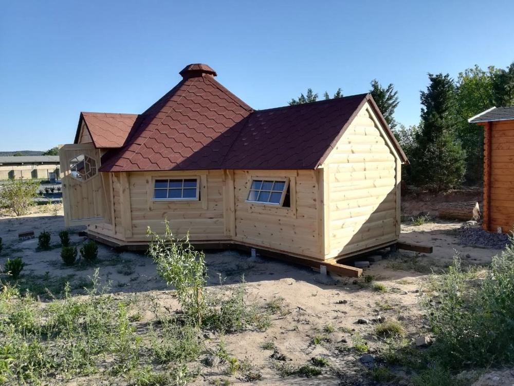Grillkota 16,5 m² mit 1,8 m Anbau
