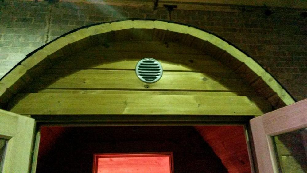 Sauna Pod 2,4 m x 3,5 m – Thermoholz