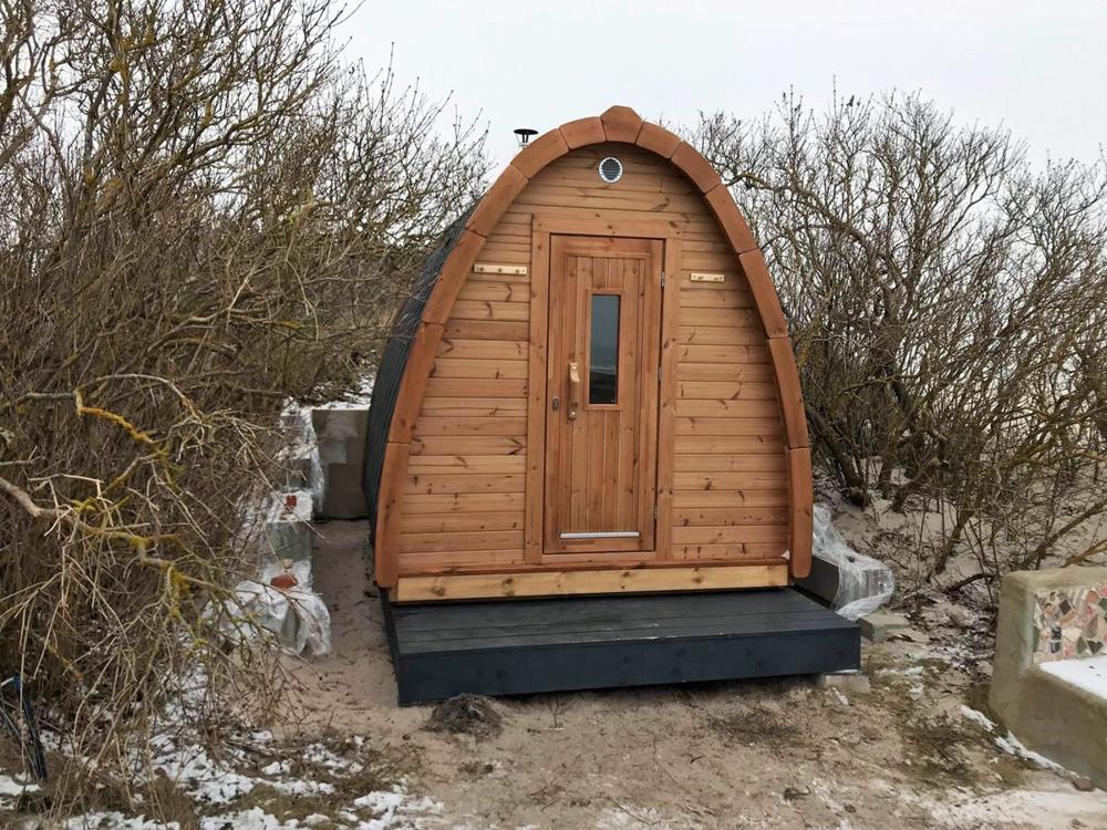 Sauna Pod 2,4 m x 3,0 m – Thermoholz