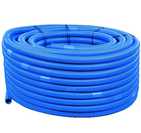 Schwimmschlauch, blau, Rolle 100 m
