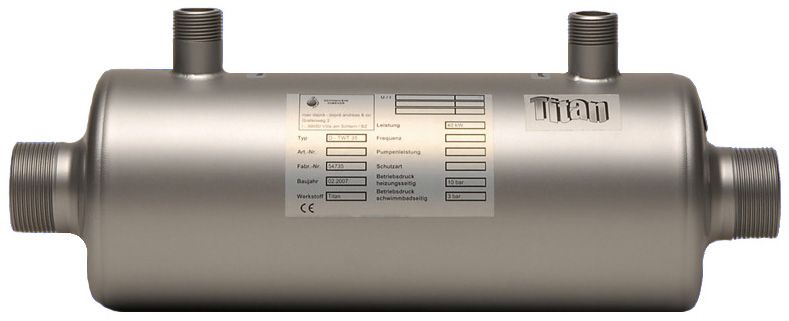 Daprà Wärmetauscher Titan, silber lackiert D-TWT
