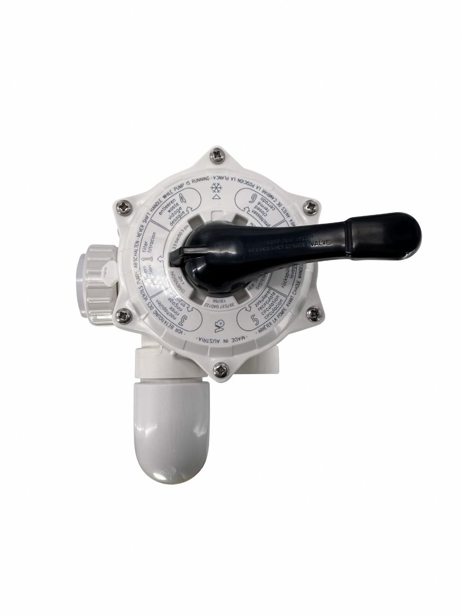 Hawaii 6-Wege Side-Mount-Ventil komplett mit Verrohrung Ventil 1 1/2"
