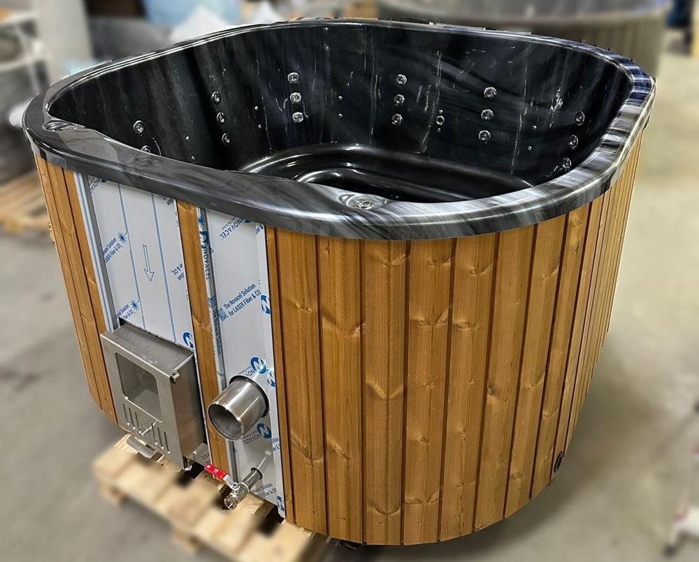 Acryl Hot Tub Andorra Ø 2,1 m mit Innenofen