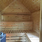 Grillkota 9,2 m² mit Sauna in 2,5 m Anbau