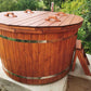Hot Tub Ø 1,5 m Kiefer mit Innenofen