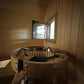 quadratisch Sauna aus Thermoholz 2.3 x 2.3 m