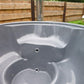 Wellness Hot Tub mit rundem Außenofen