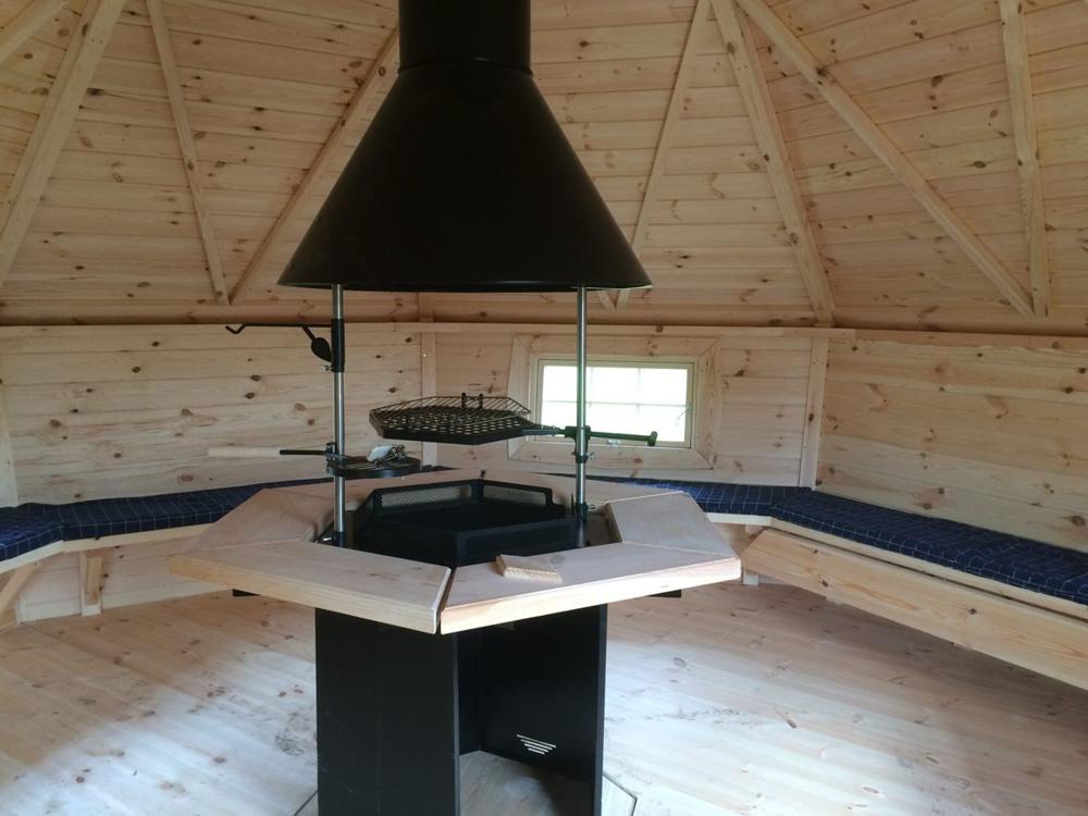 Exclusive Grillkota 16,5 m² mit 2,5 m Anbau