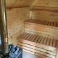 Grillkota 9,2 m² mit Sauna in 2,5 m Anbau