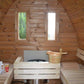 Sauna Pod 2,4 m x 4,0 m – Thermoholz
