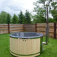Wellness Hot Tub mit rundem Außenofen