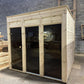 Eco Modern Sauna              2.4x4.8 m aus Thermoholz