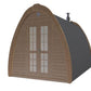 Sauna Pod 2,4 m x 4,8 m – Thermoholz