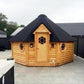 Grillkota 16,5 m² mit Sauna in 2,5 m Anbau