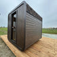 quadratisch Sauna Comfort aus KieferHolz          3.0 x 2.3 m