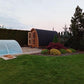 Sauna Pod 2,4 m x 3,0 m – Fichte