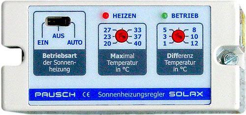 Solax: Differenztemperaturregler