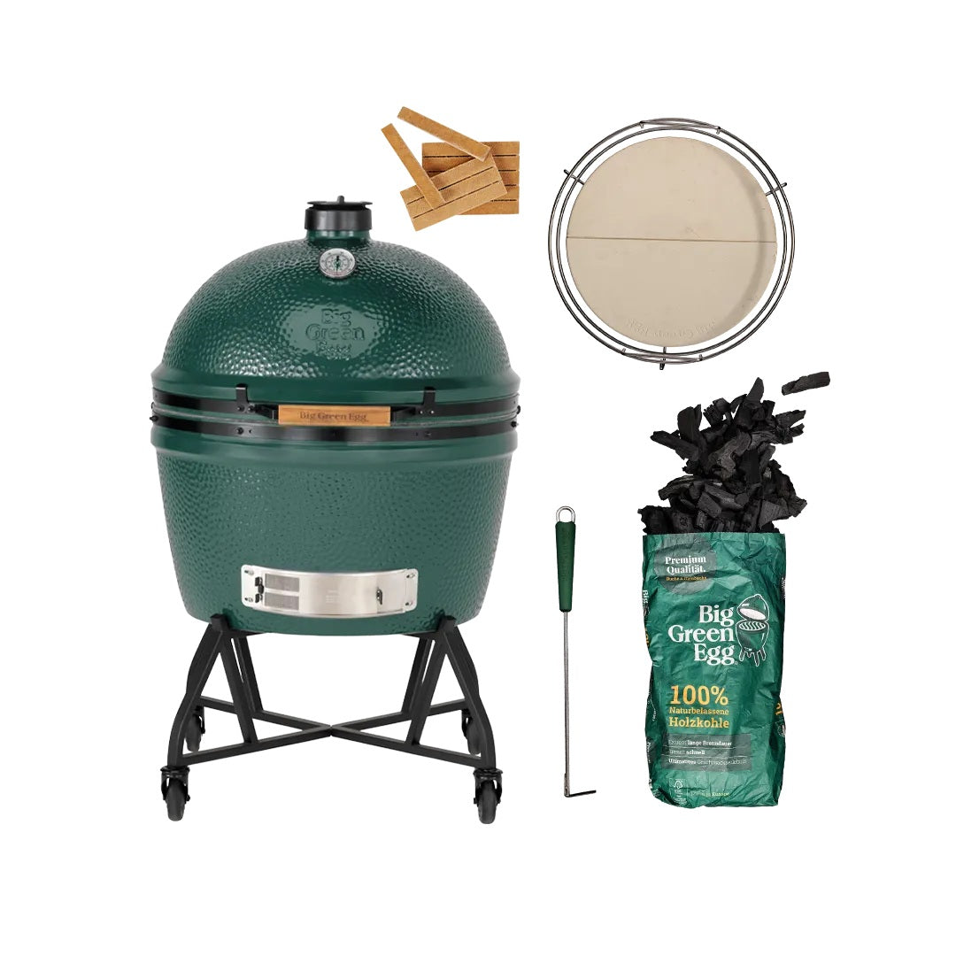 Big Green Egg 2XL Starterset – Original Big Green Egg Herstellerabbildung, Artikel A2XLHD3