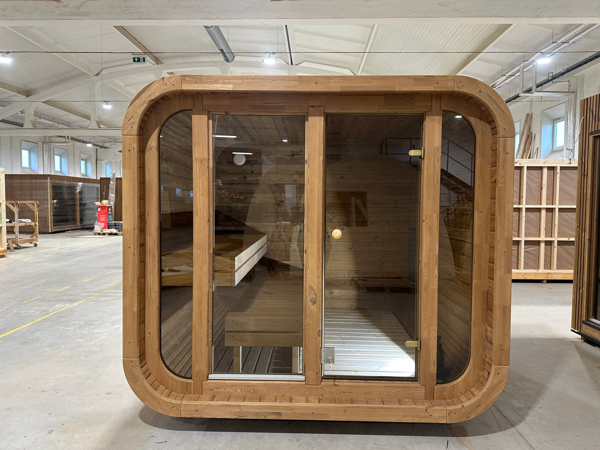 Moderne Quadratische Sauna