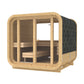 quadratisch Sauna aus KieferHolz 2.3 x 2.3 m