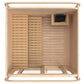 quadratisch Sauna aus KieferHolz 2.3 x 2.3 m