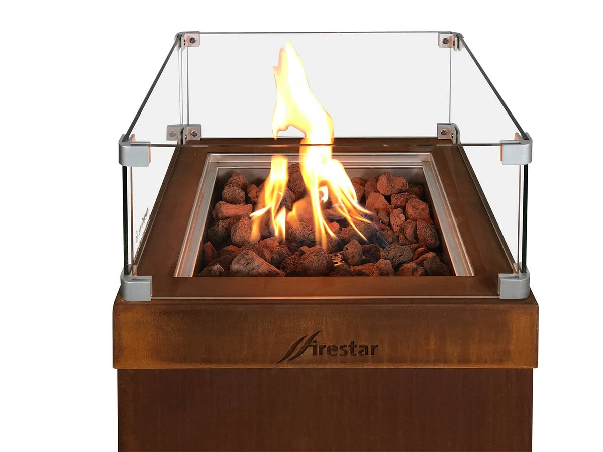 firestar Ambiente Medium Gaskamin Corten