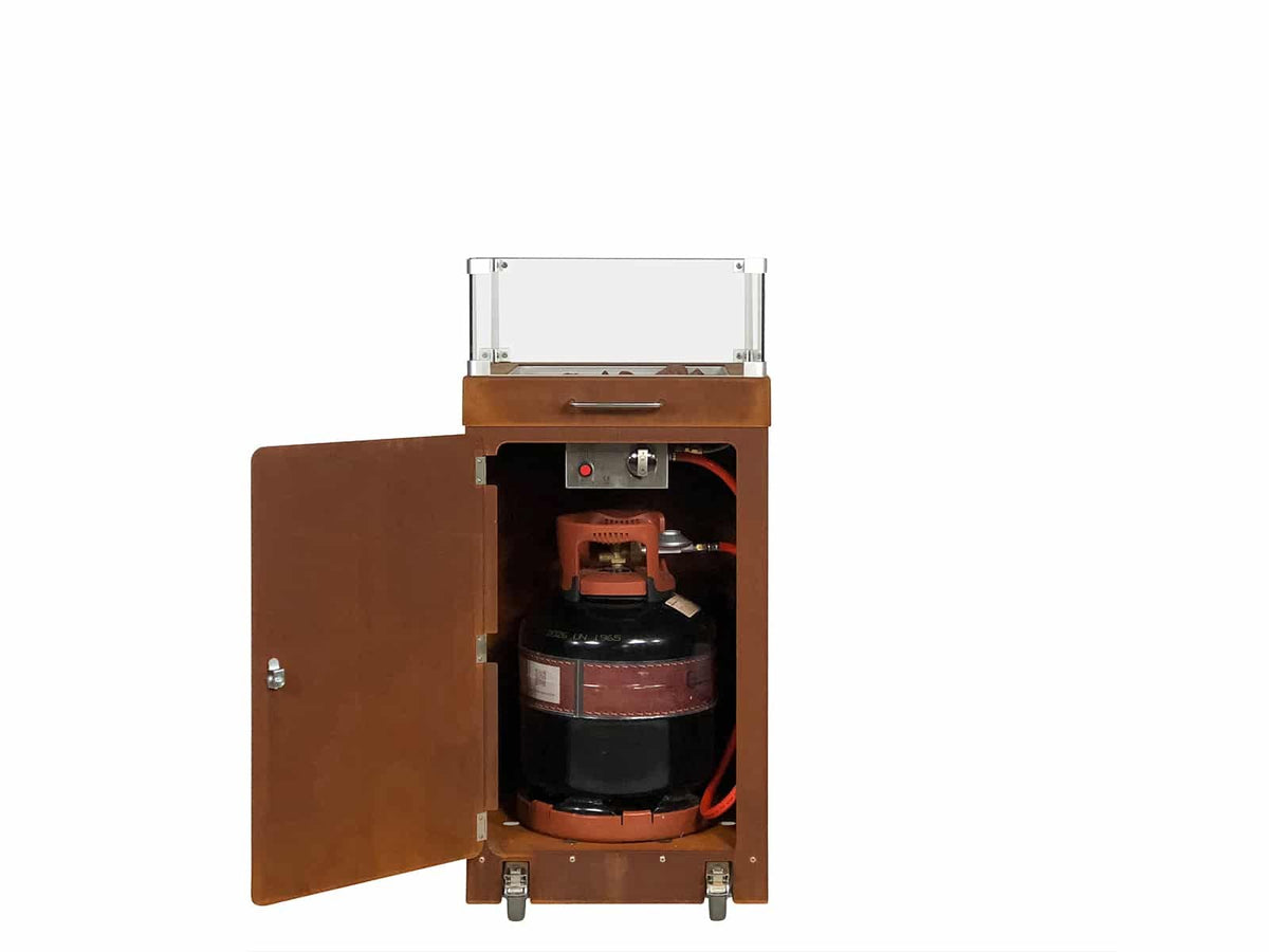 firestar Ambiente Medium Gaskamin Corten