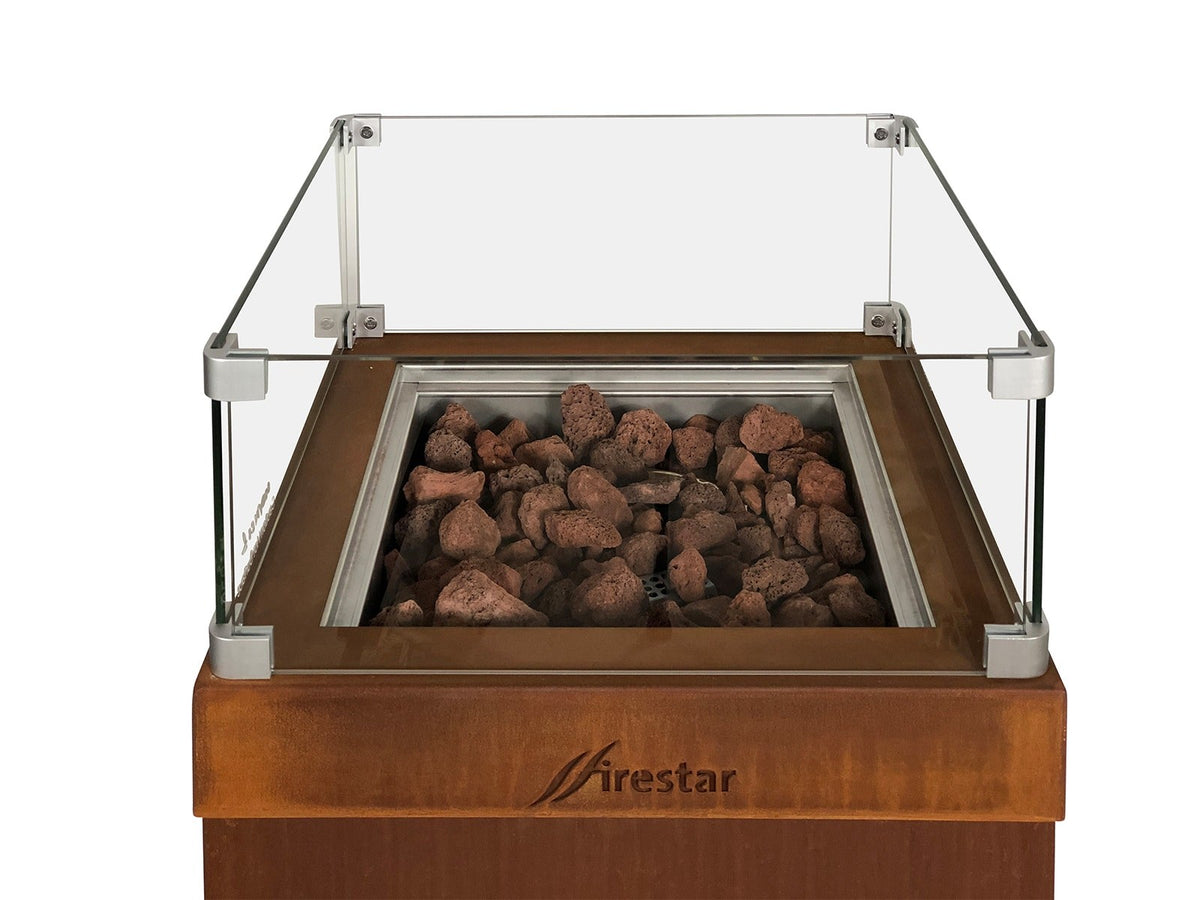 firestar Ambiente Medium Gaskamin Corten