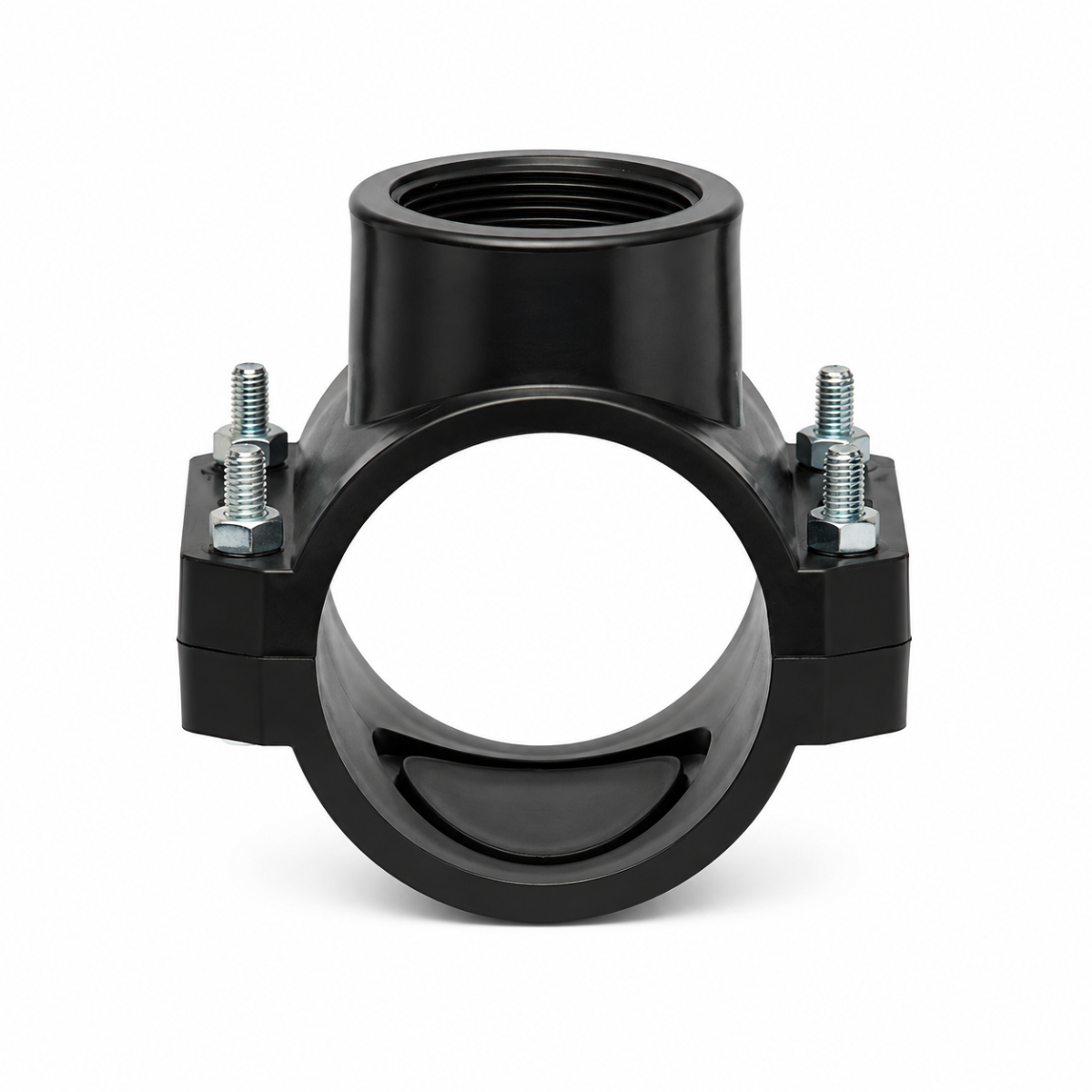 Anbohrschelle PP für Poolverrohrung – 1/2" Innengewinde mit O-Ring