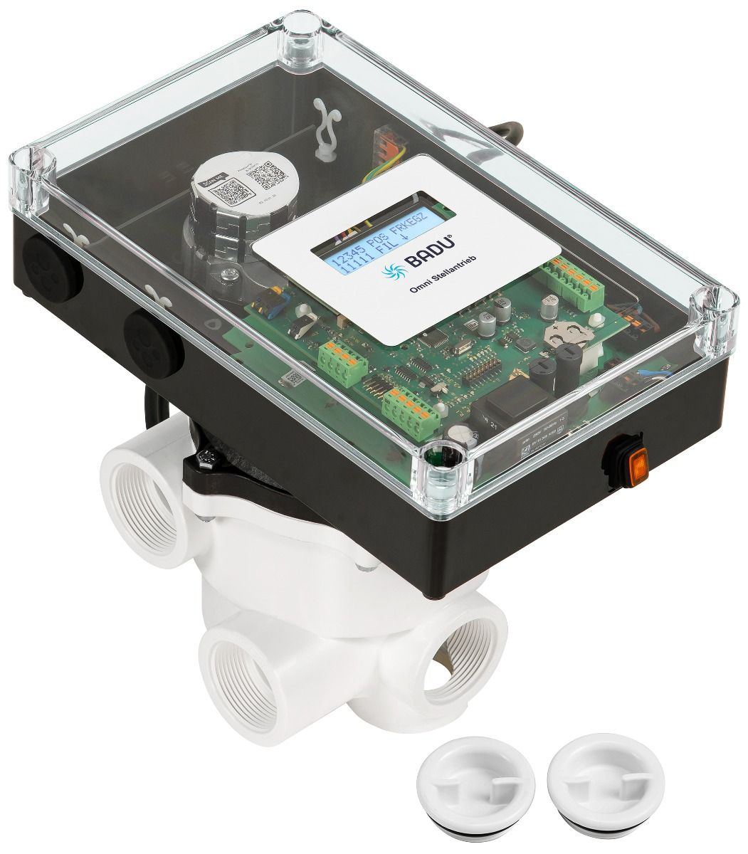 BADU Omni Stellantrieb für 6-Wege-Ventile | Automatische Pool-Filtersteuerung