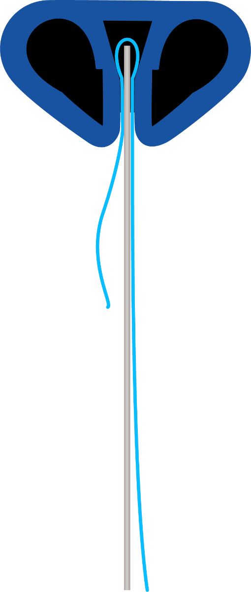 Poolfolie Rund blau Folienstärke 0,4 mm überlappend | ohne Biese