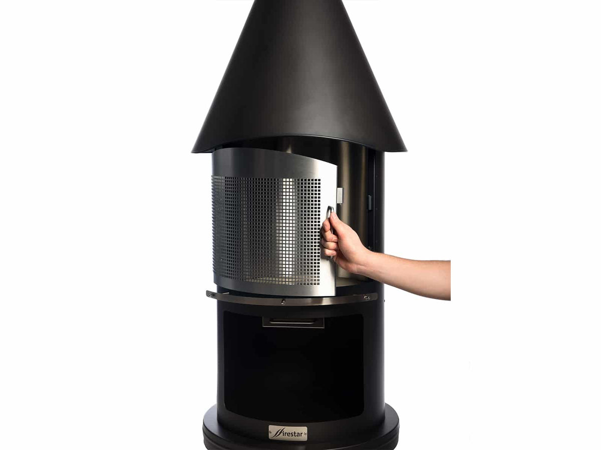 Funkenschutztür für firestar Gartenkamin