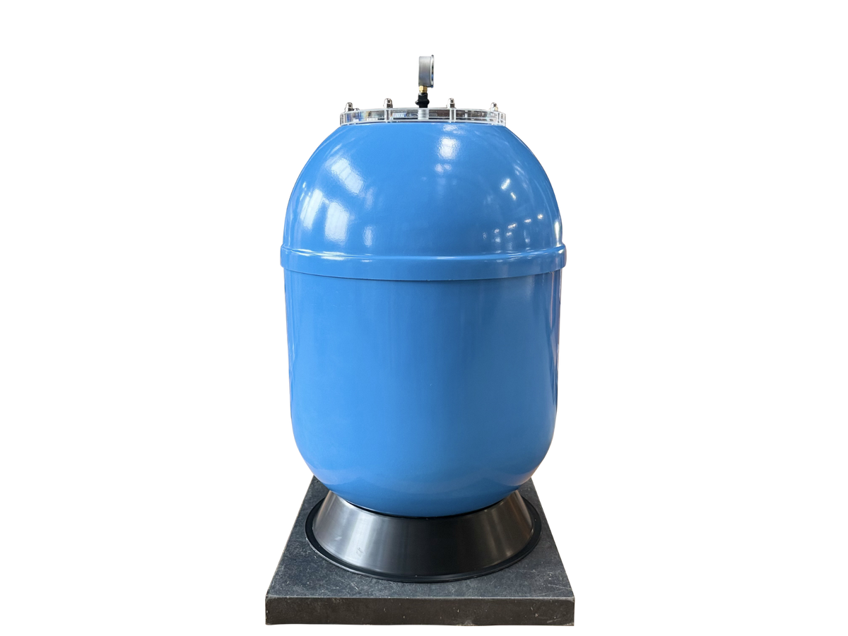 GFK Sandfilteranlage Atlantica Ø 510 mm mit BESGO - Stangenventil 5-Wege | Rückspülventil und BADU Alpha ECO Soft Pumpe