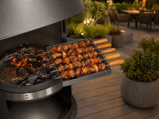 Grillspieße für Gartenkamin