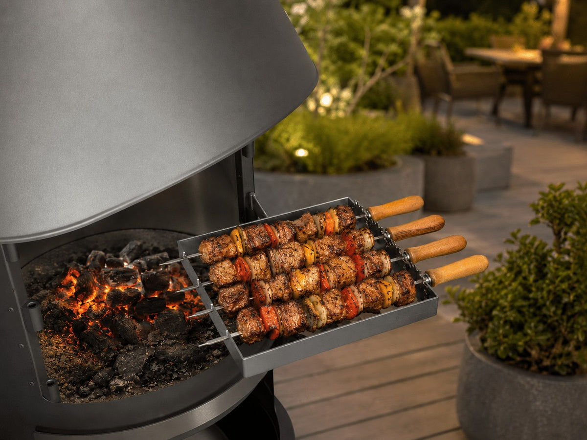 firestar Grillspieße 4er-Set für Gartenkamin ab DN 550