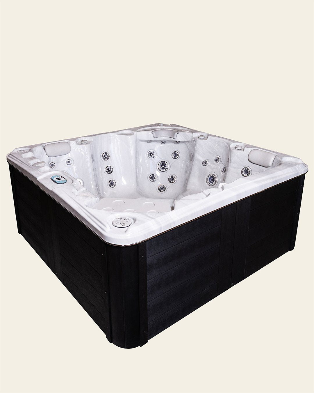 DenForm Wellness King Harald – Außenwhirlpool 201 x 201 cm