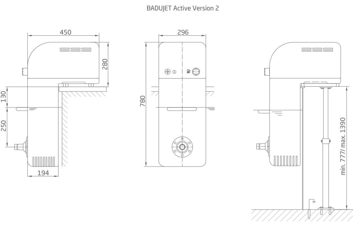 Gegenstromanlage BADU Jet Active Version 2