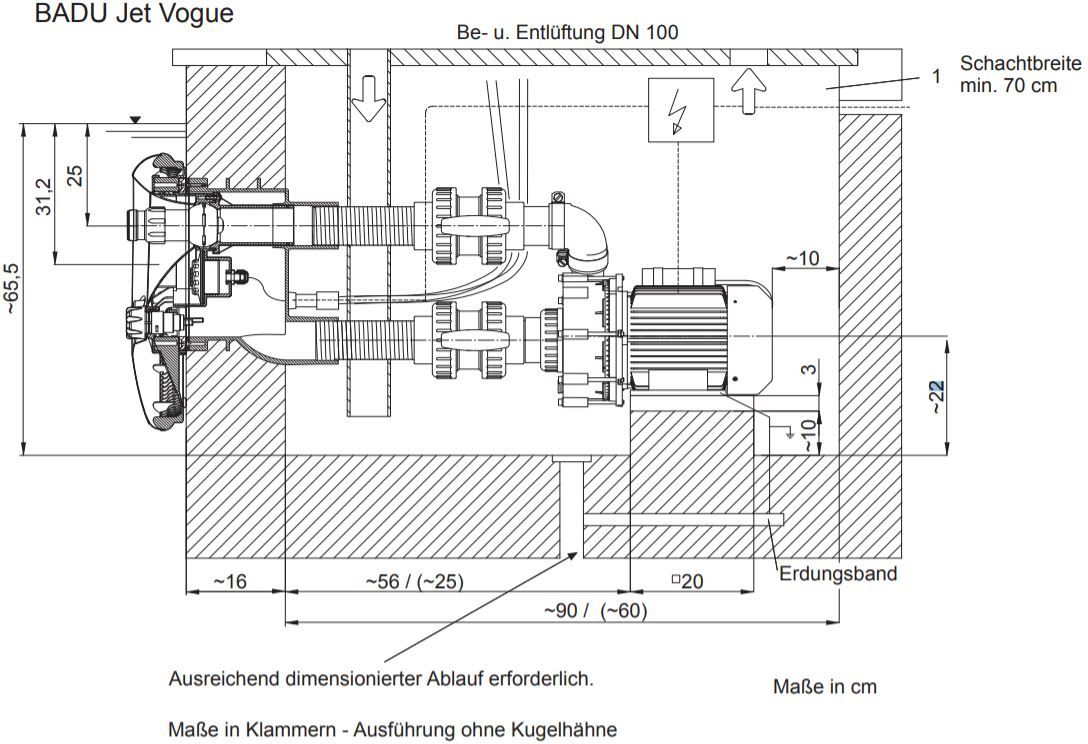 Badu Jet Vogue - Gegenstromschwimmanlage