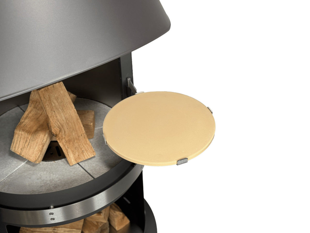 firestar Pizzastein rund Ø 33 cm mit Halterung ab DN 550
