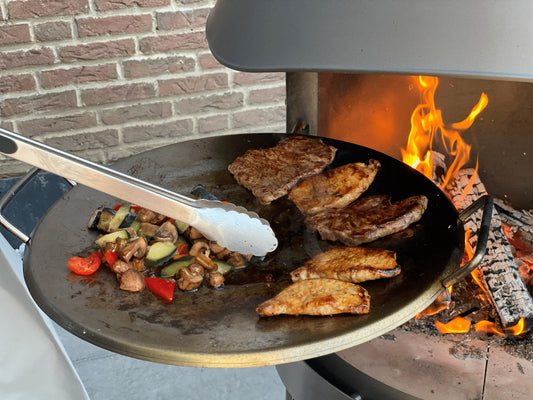 Steakpfanne für Gartenkamin