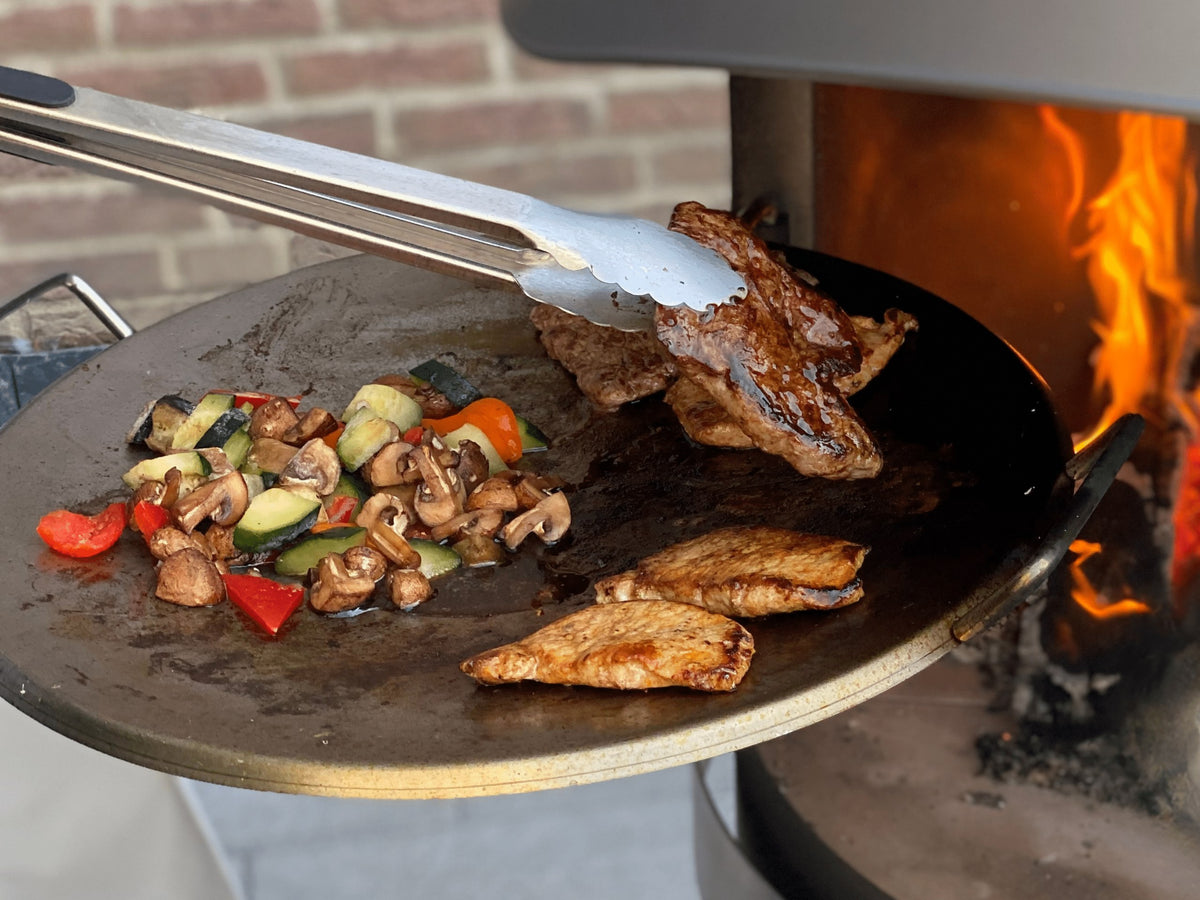 Steakpfanne für Gartenkamin